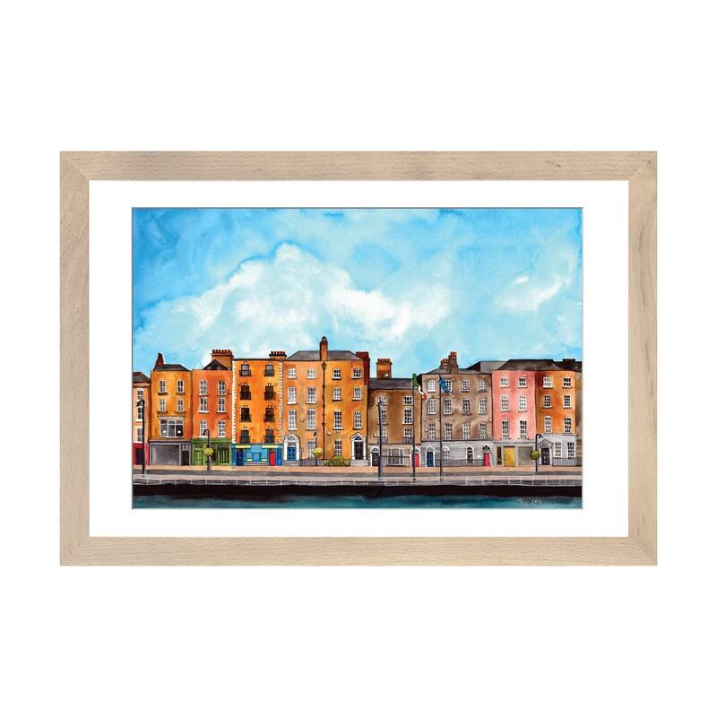 iCanvas "Dublin" by Terri Kelleher - Natural - 16x24x1