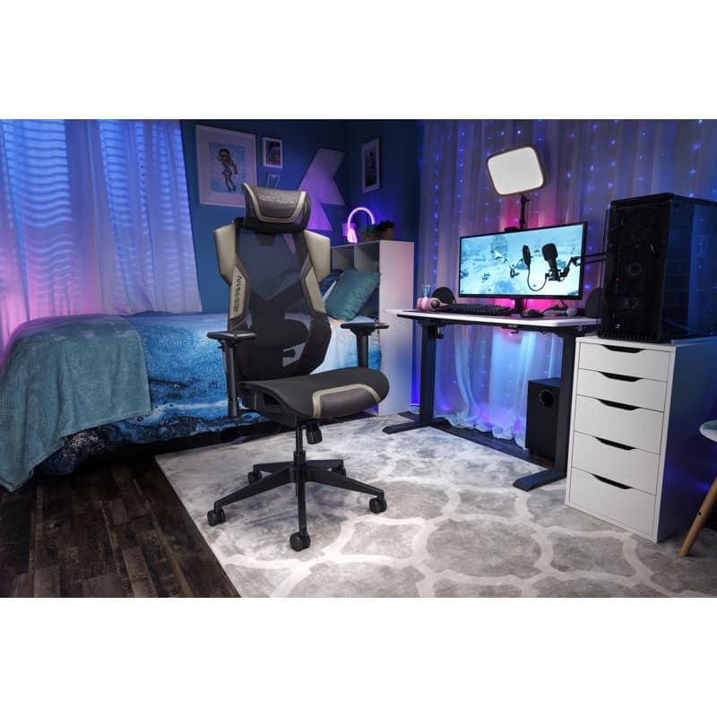 RESPAWN FLEXX Mesh Gaming Chair With Lumbar Support, Adjustable Headrest
