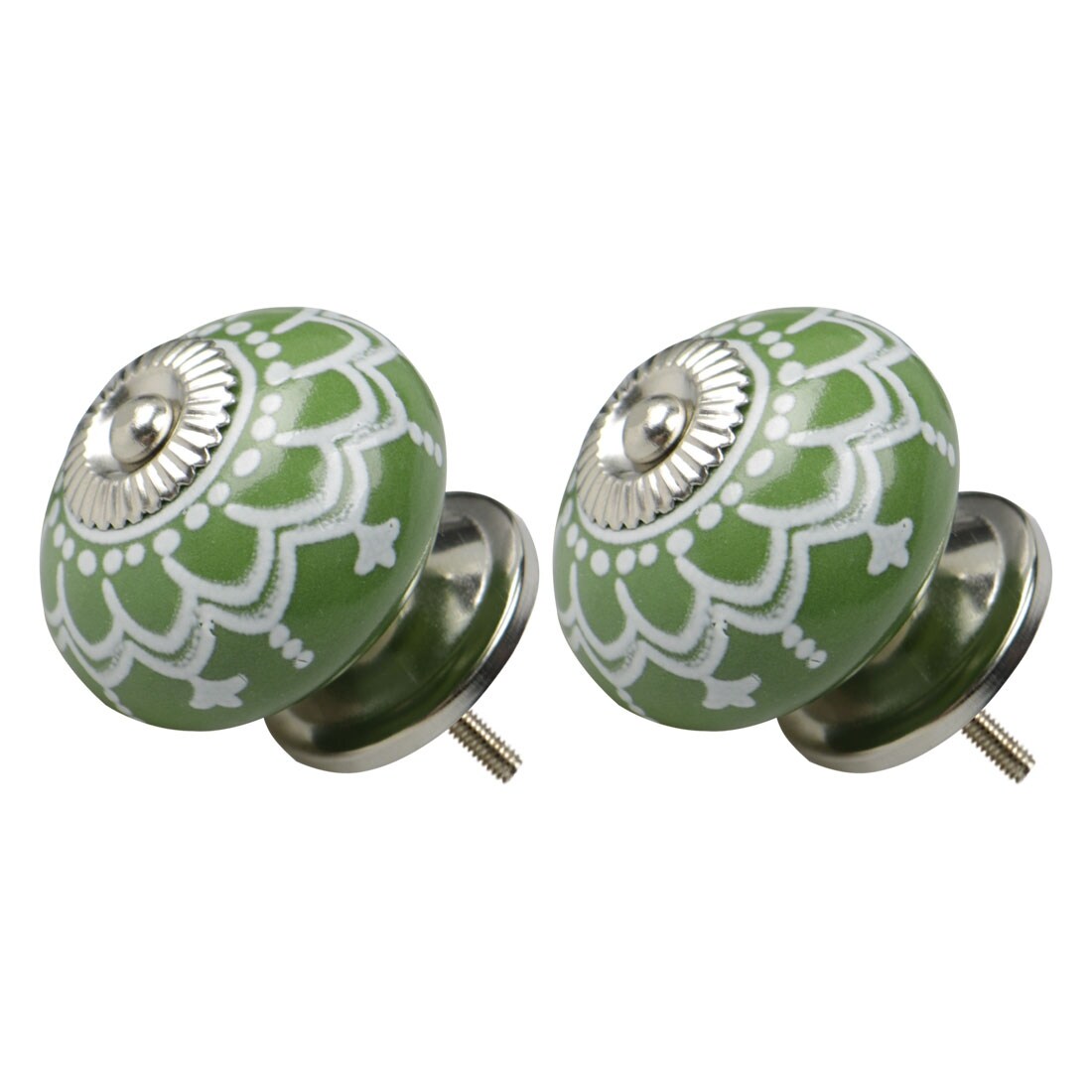 Shop 2pcs Ceramic Knobs Vintage Knob Drawers Round Pull Handle