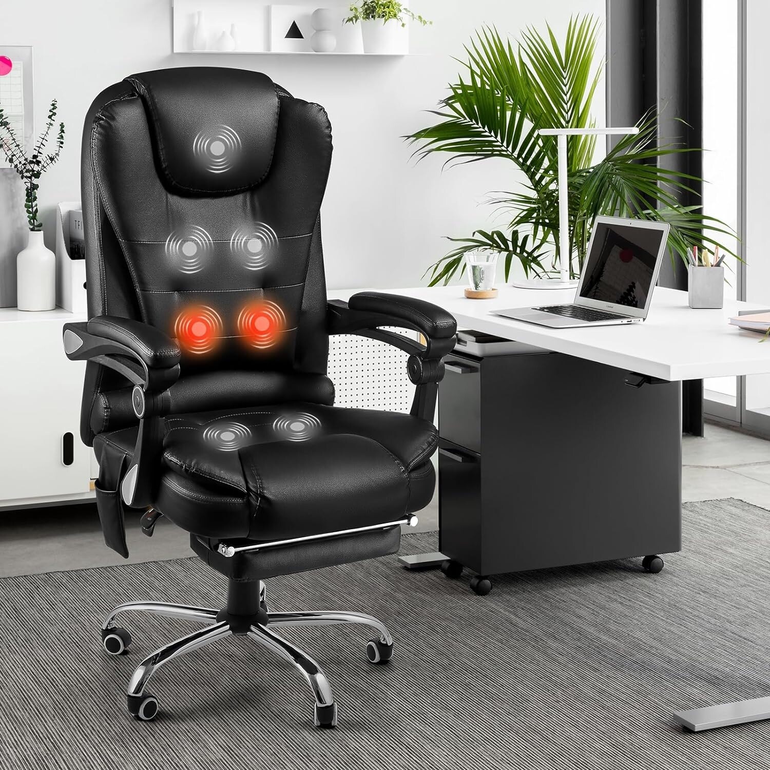 YODOLLA Ergonomic Reclining Office Chair Adjustable Height Chair