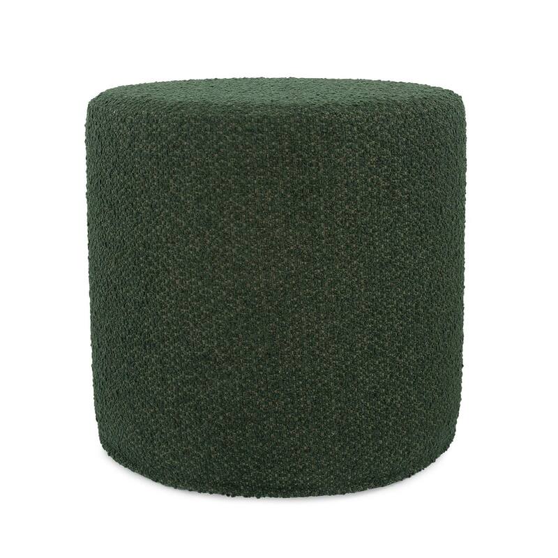 Allan Andrews No Tip Cylinder Ottoman with Cover, Barbet Collection - Forest