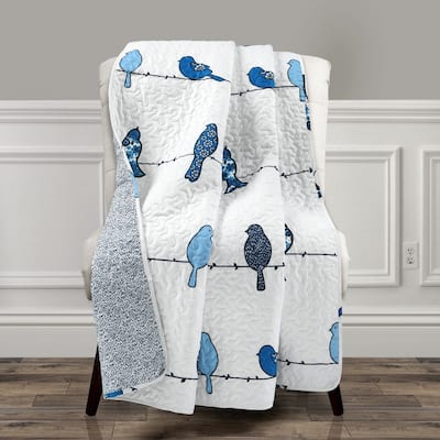Lush Decor Rowley Birds Throw Blanket