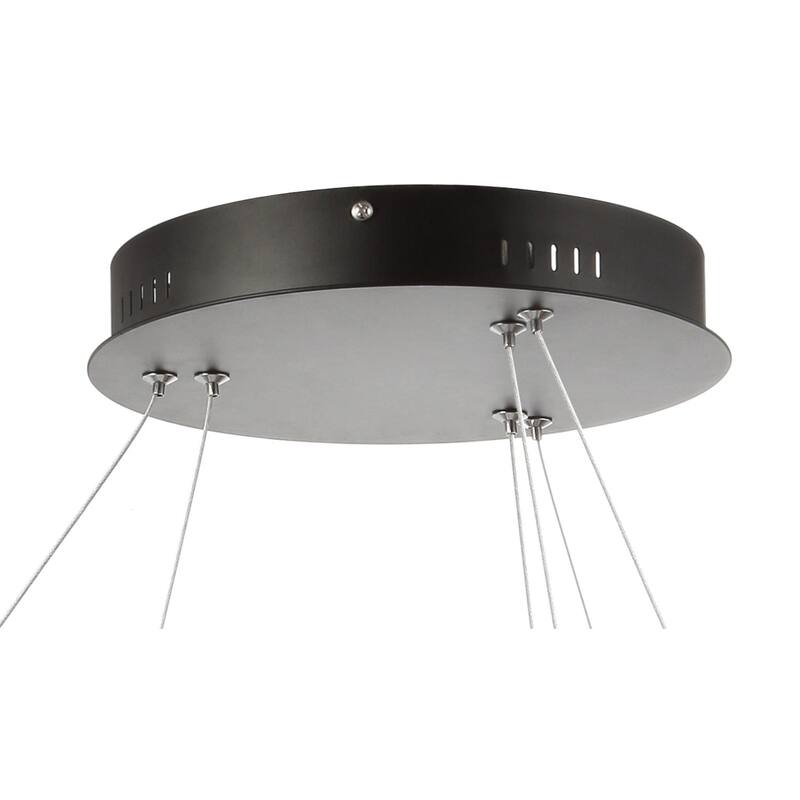 Kinsley Modern Bohemian Iron Integrated LED Pendant by JONATHAN Y