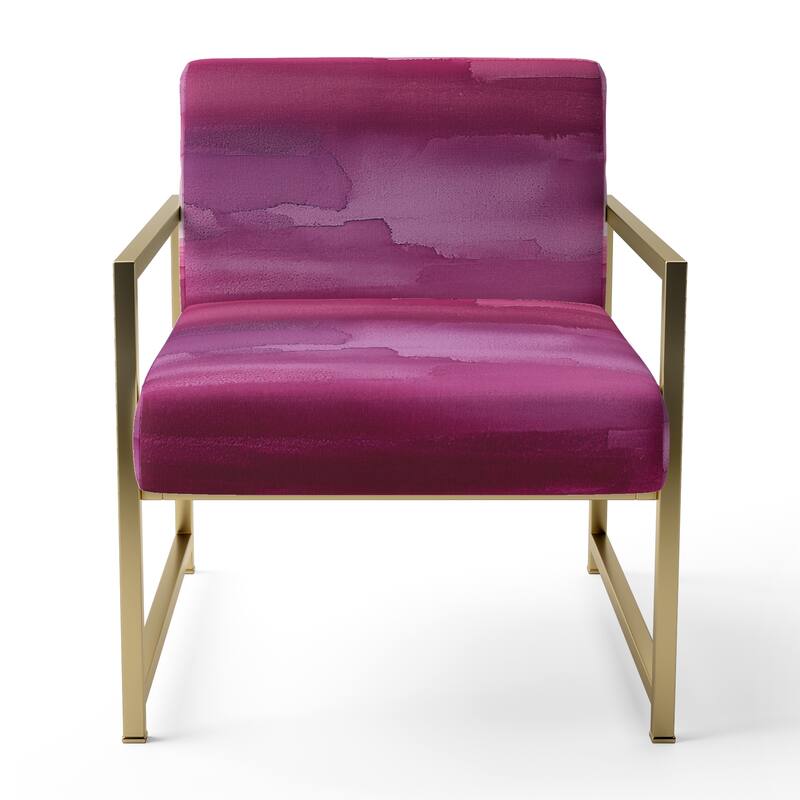 Designart "From the Shore" Upholstered Beach Accent Chair - Nautical & Coastal Arm Chair For Bedroom