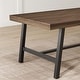 preview thumbnail 4 of 4, Industrial Dining Table for 6~8 People, 78.7" Long Rectangle Dining Table