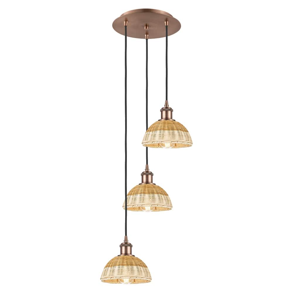 Innovations Lighting Endless Possibilities Ballston - Bristol Natural II - 3 Light 14" Cord Hung Multi Pendant