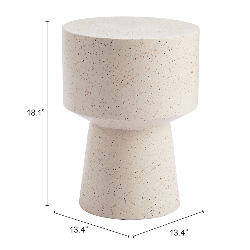 Masko Side Table Beige
