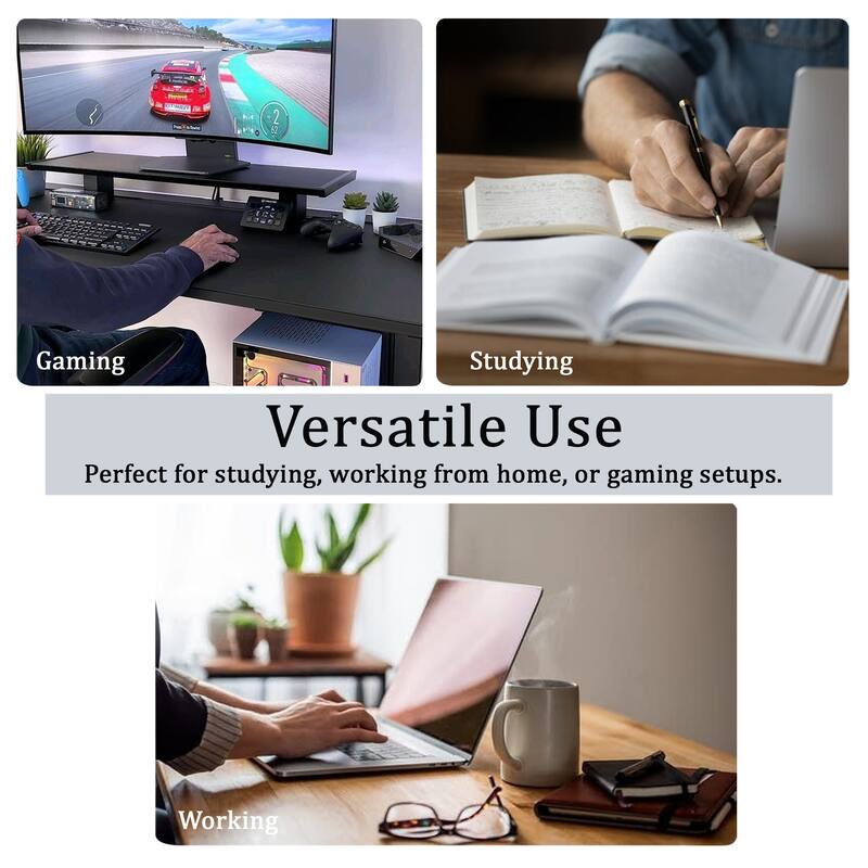 CraftPorch Minimalist 39-Inch Metal Computer Desk With Shelf