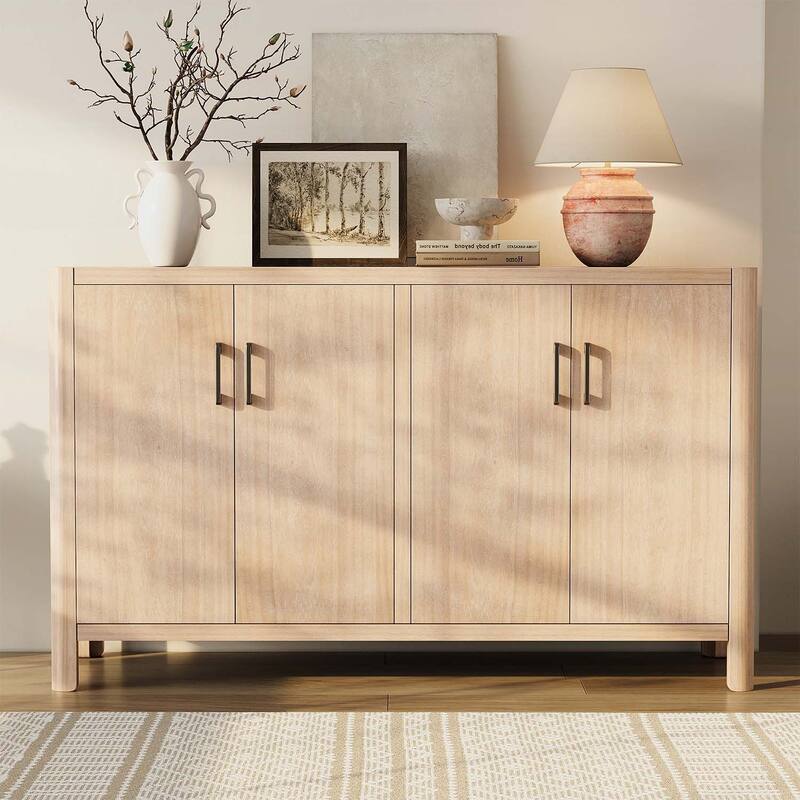 4-Door Cabinet with Ample Concealed Storage
