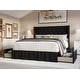preview thumbnail 13 of 12, Andrea Tufted Upholstered Storage Panel Bed