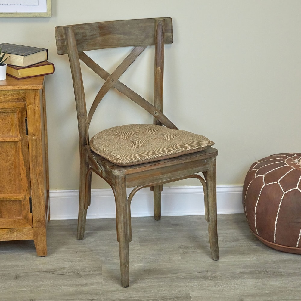 Klear Vu Saturn Tufted Dining Chair Cushion Set