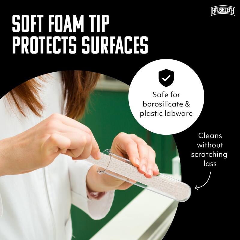 Brushtech Laboratory Glassware Brush - Foam