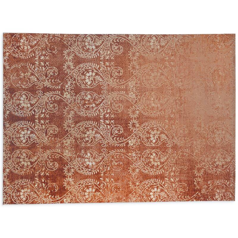 CLEO BURNT ORANGE Kitchen Mat By Kavka Designs Bed Bath & Beyond