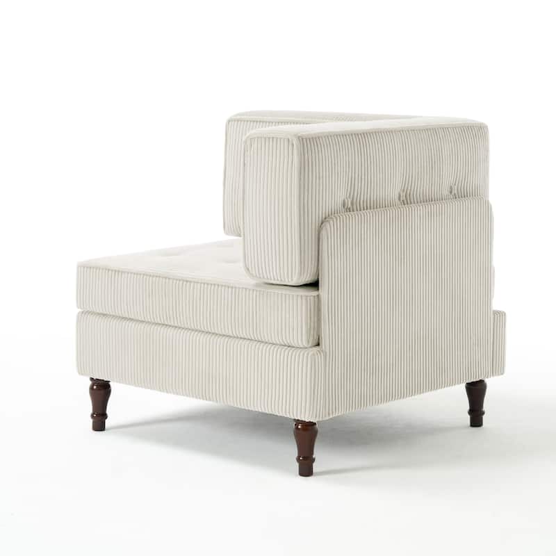 Madison Oversized Upholstered Corduroy Modular Sectional Sofa