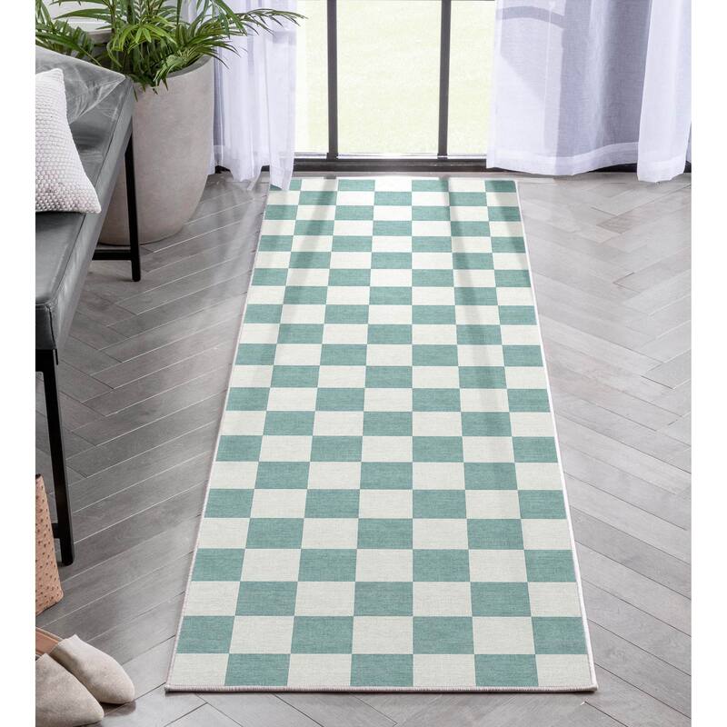 Well Woven Apollo Square Modern Geometric Flat-Weave Area Rug