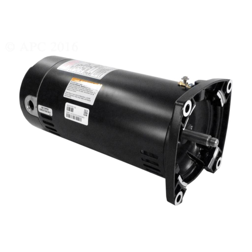 0.5 HP Black Threaded Shaft Full Rate Pool Pump Motor 1.90 SF