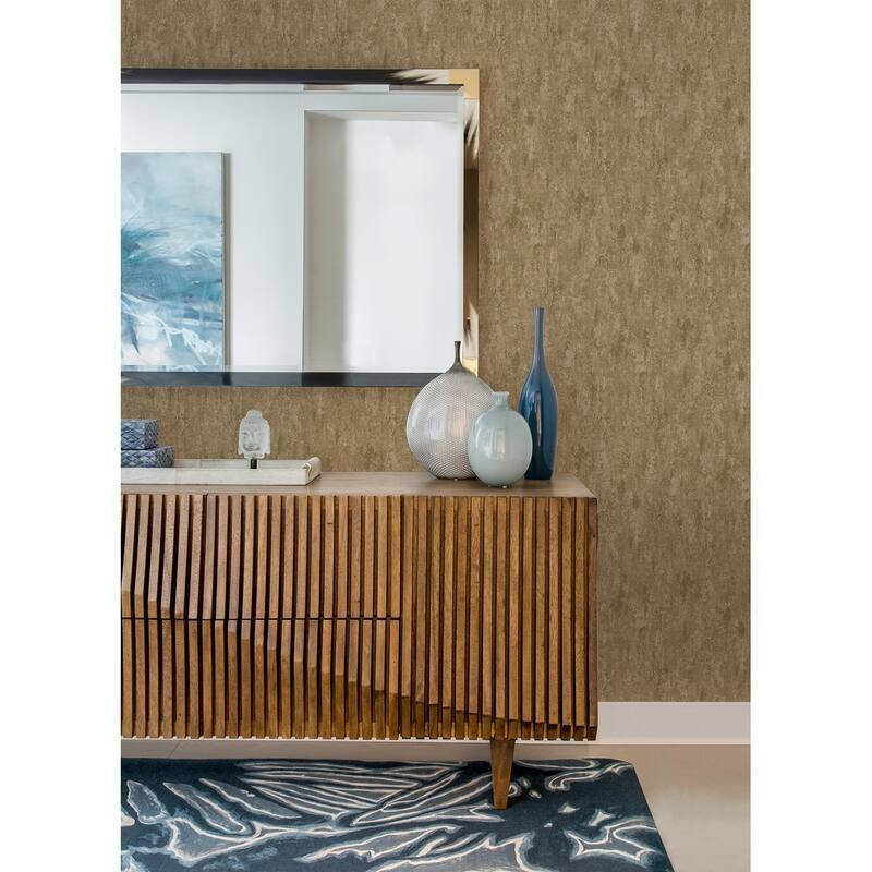 A-Street Prints Diorite Brass Splatter Wallpaper