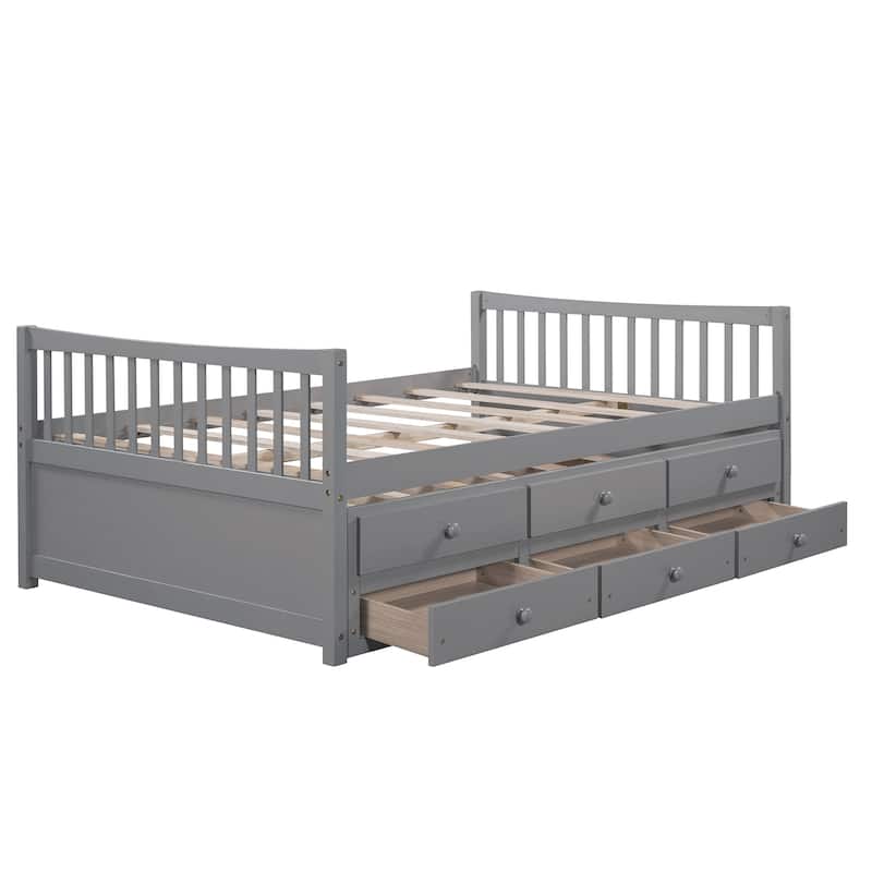 Bed Daybed with Twin size Trundle and Drawers