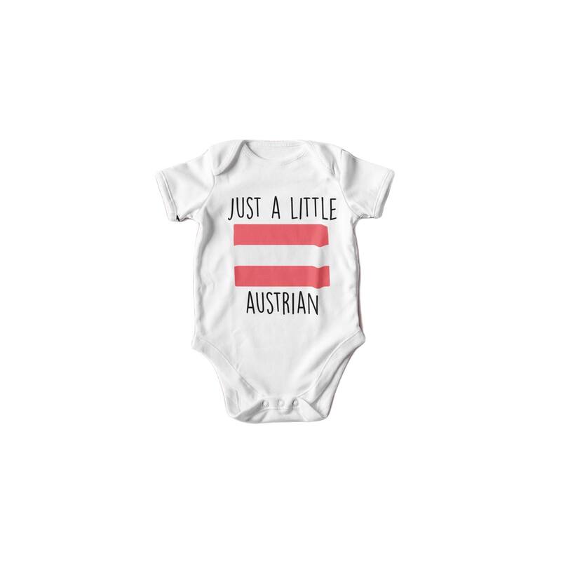 Austria - Baby Boy Girl Clothes Infant Bodysuit Funny Cute Newborn - Natural - Newborn