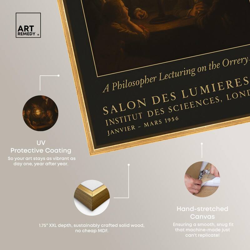 Philosopher Lecturing Canvas by Art Remedy