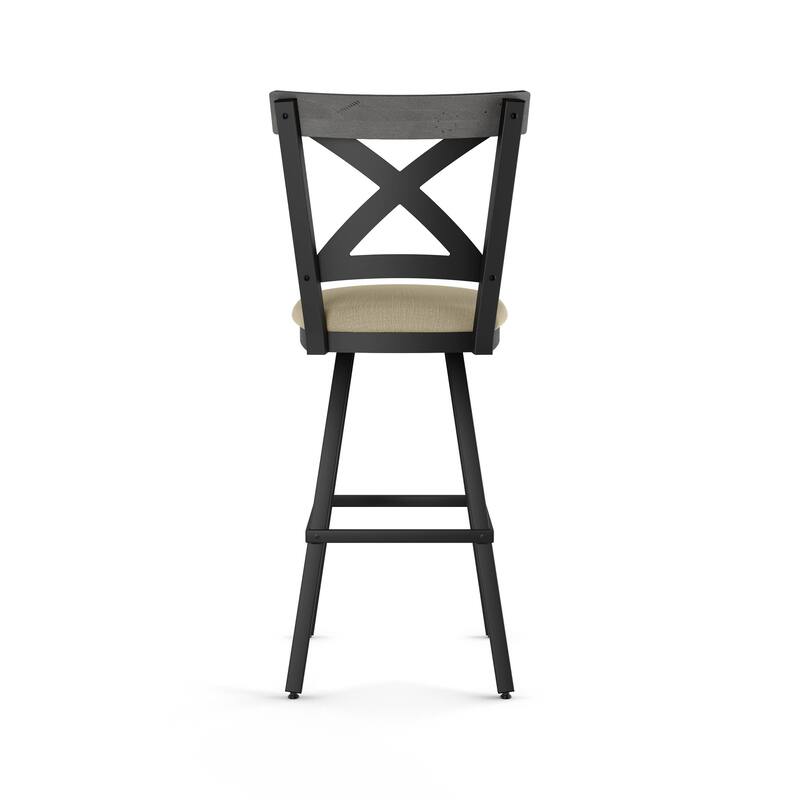 Amisco Snyder Swivel Counter and Bar Stool
