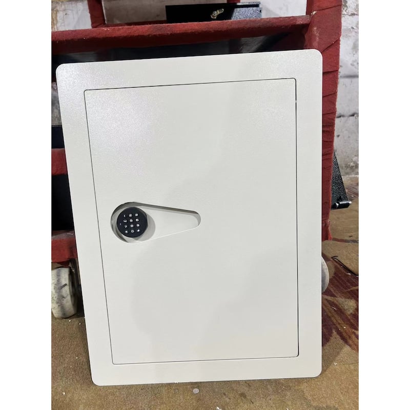 Roomfitters Hidden In-Wall Safe with Digital Keypad and Removable Shelves, Heavy Duty Steel Security