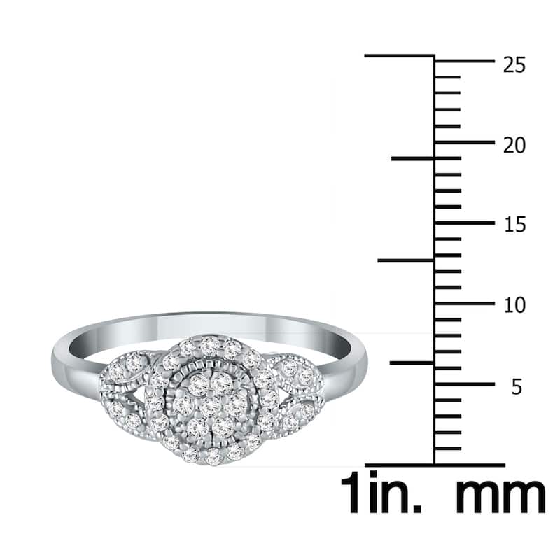 Marquee 1/4 Carat TW Diamond Ring in 10K White Gold