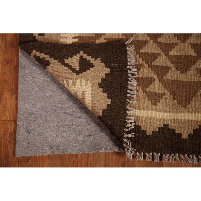 Reversible Kilim Oriental Rug Flat-weave Wool Carpet - 3'3" x 5'2"