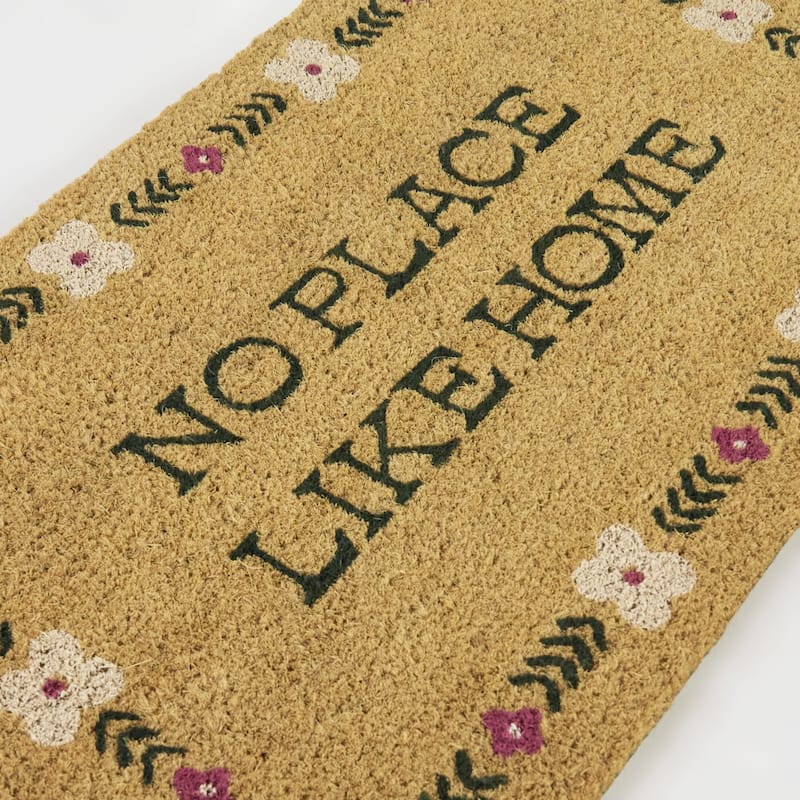 No Place Like Home Welcome 18" x 30" Doormat - 18" x 30"