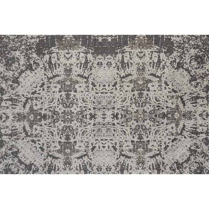 Grand Bazaar Lindstra Machine Made Abstract Modern Area Rug