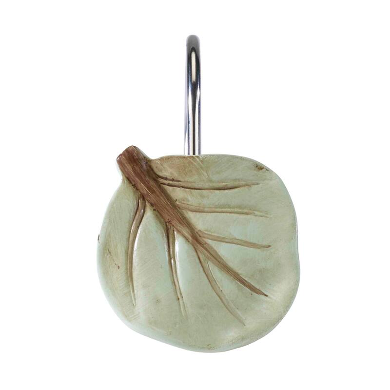 Avanti Linens Ombre Leaves Shower Hooks - Multicolor