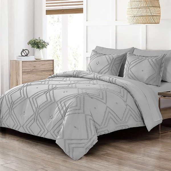 Shatex Tufted Comforters Bedding Set Bed Bath & Beyond 36274314
