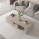 preview thumbnail 13 of 12, Modern Extendable Coffee Table with Storage Drawers, Motion Sensor LED Lights, Open Shelves and Soft-Close Storage