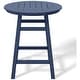 preview thumbnail 100 of 111, Polytrends Laguna Hdpe All Weather Outdoor Patio 35" Round Counter Table