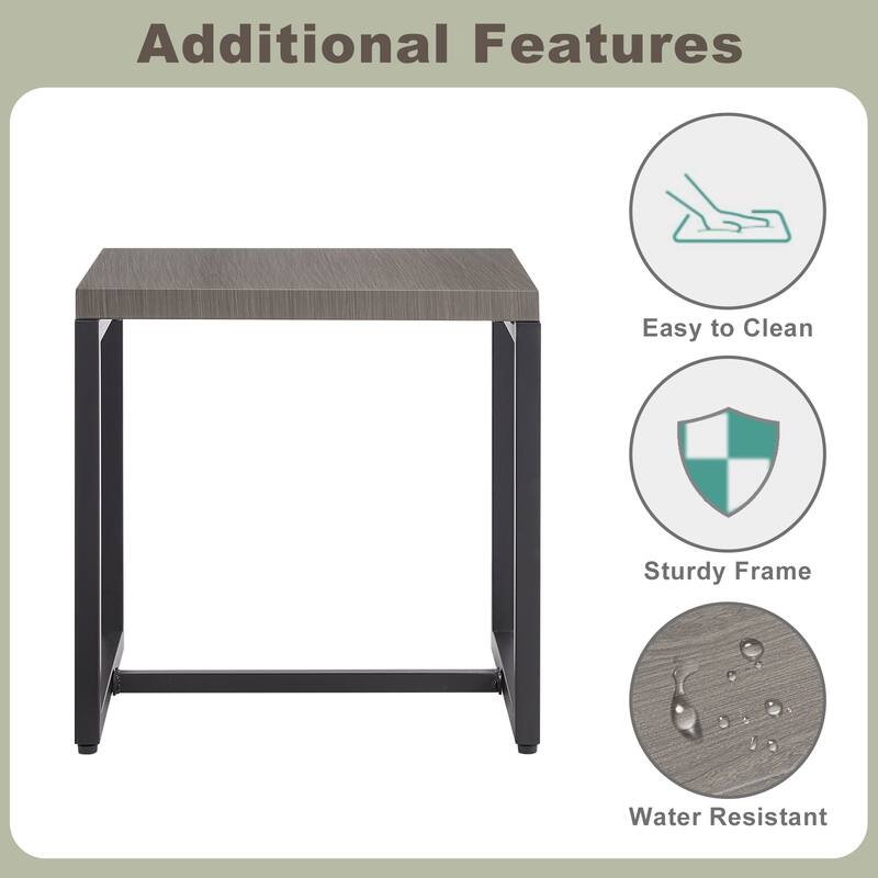 Patio Side Table Outdoor End Table