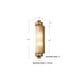preview thumbnail 9 of 21, Nordic Postmodern Wall Sconce with Elegant Vintage Glass Crystal