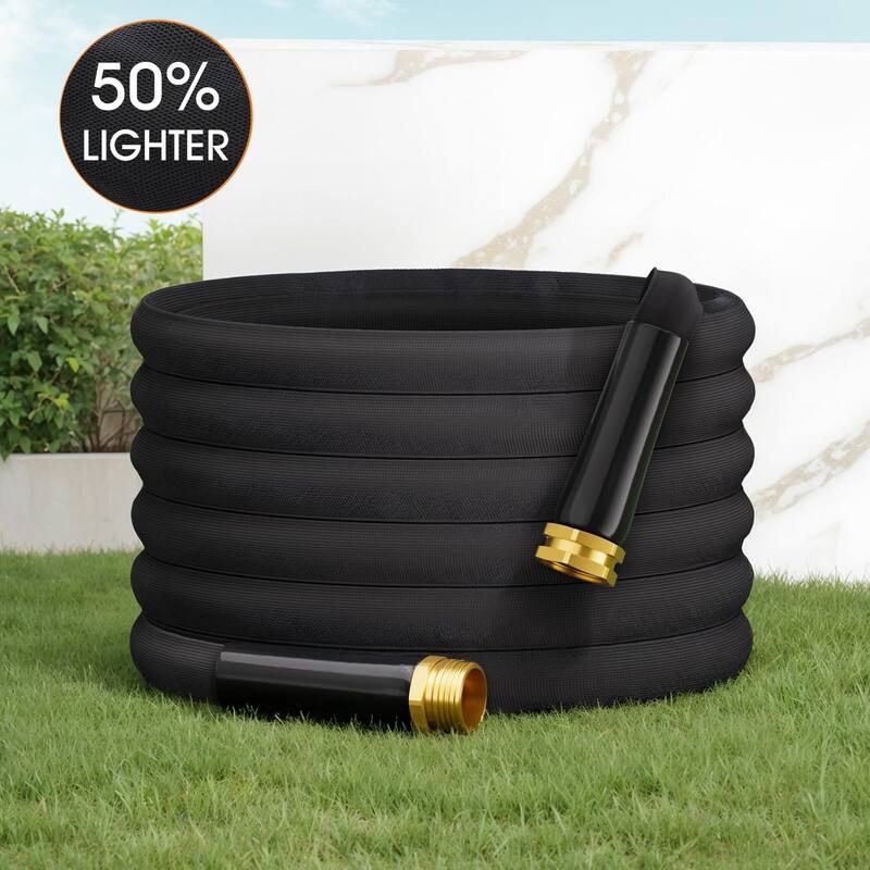 50ft Lightweight Non-Expanding Garden Hose – Anti-Kink & Lead-Free