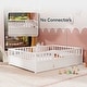 preview thumbnail 42 of 49, Toddler Full Size Montessori Low-Profile Floor Bed for Kids with High Baffle Fence and Door - Available with or without Slats