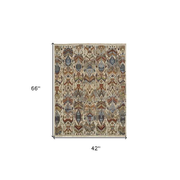 Rectangular Bohemian Rug HomeRootsIkat Bohemian Rectangle Area Rug - Bed Bath & Beyond - 42827316