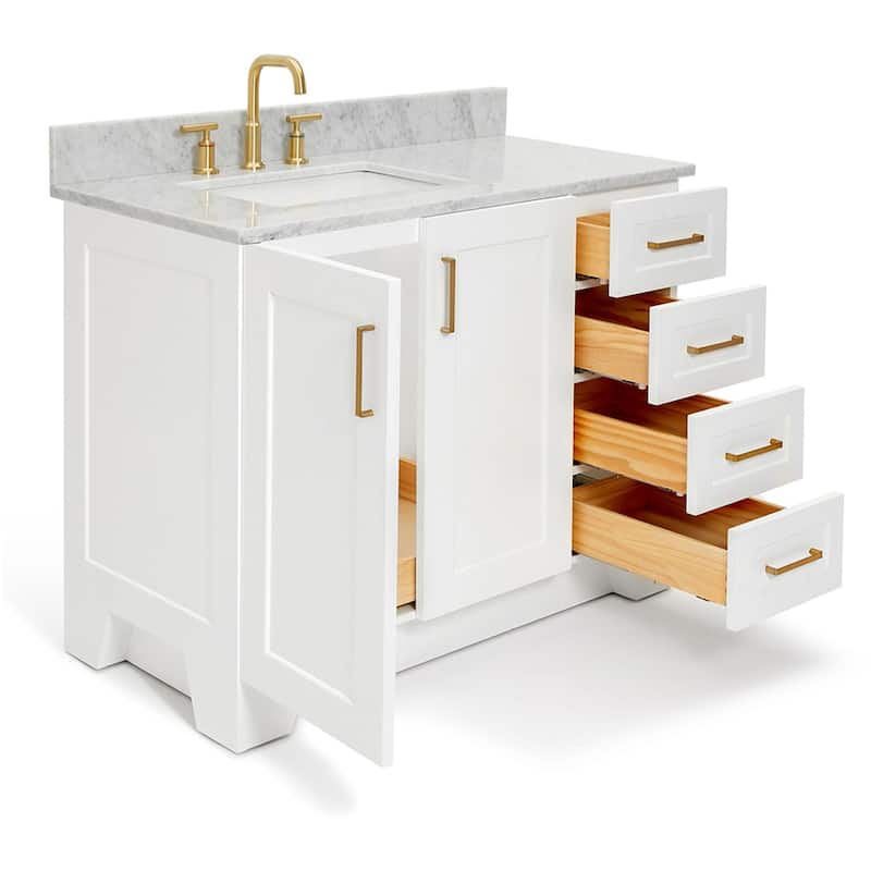 Ariel Q043SLCW2RVO Taylor 43" Free Standing Single Rectangular Basin