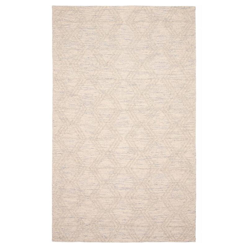 ECARPETGALLERY Braid weave Sienna Khaki Wool Rug - 5'0 x 8'0 - Khaki - 5'0 x 8'0