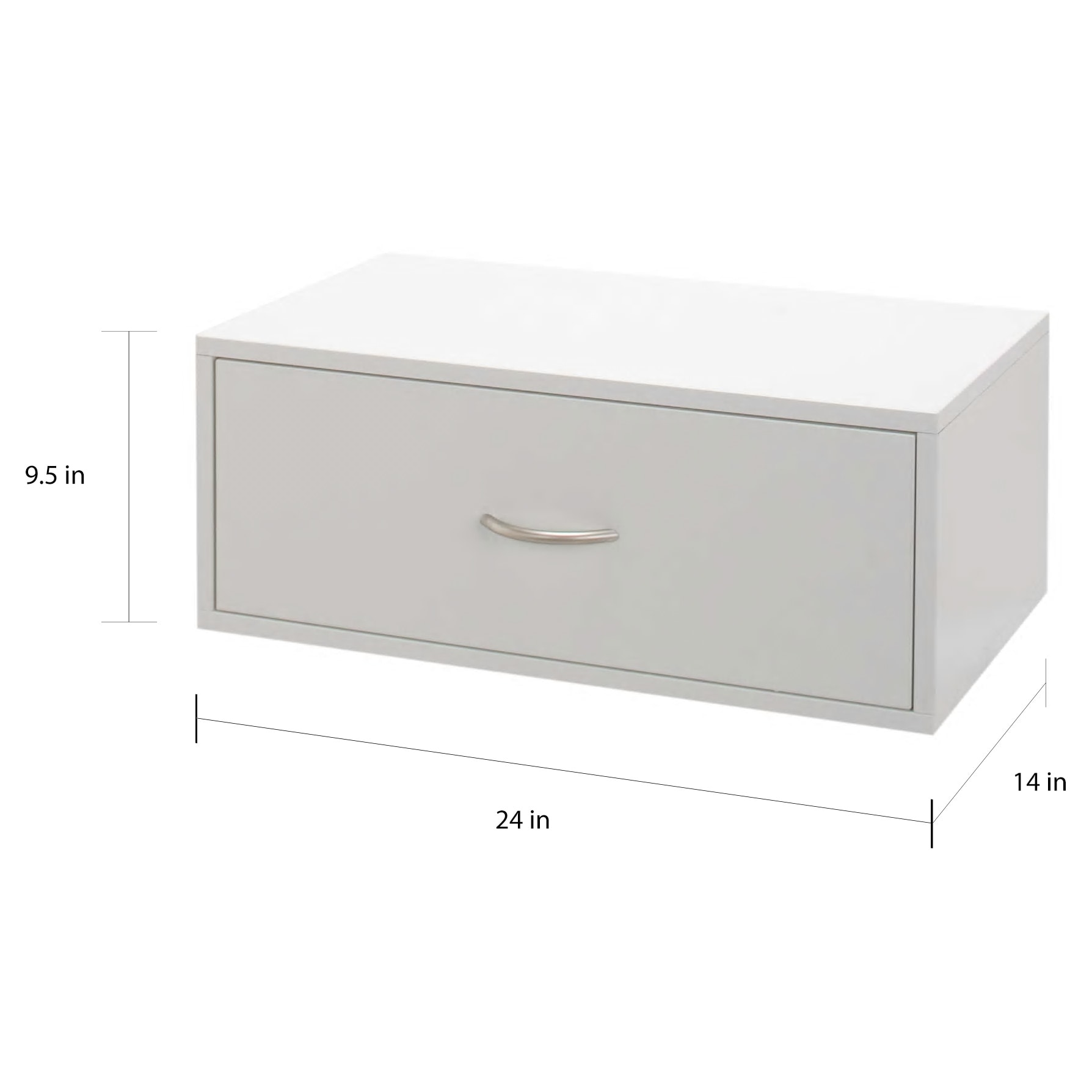 Organized Living freedomRail O-Box Shelf Unit in White - On Sale - Bed Bath  & Beyond - 6415682