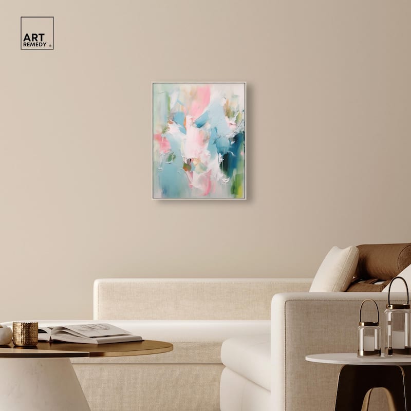Neon Breeze II Canvas by Art Remedy