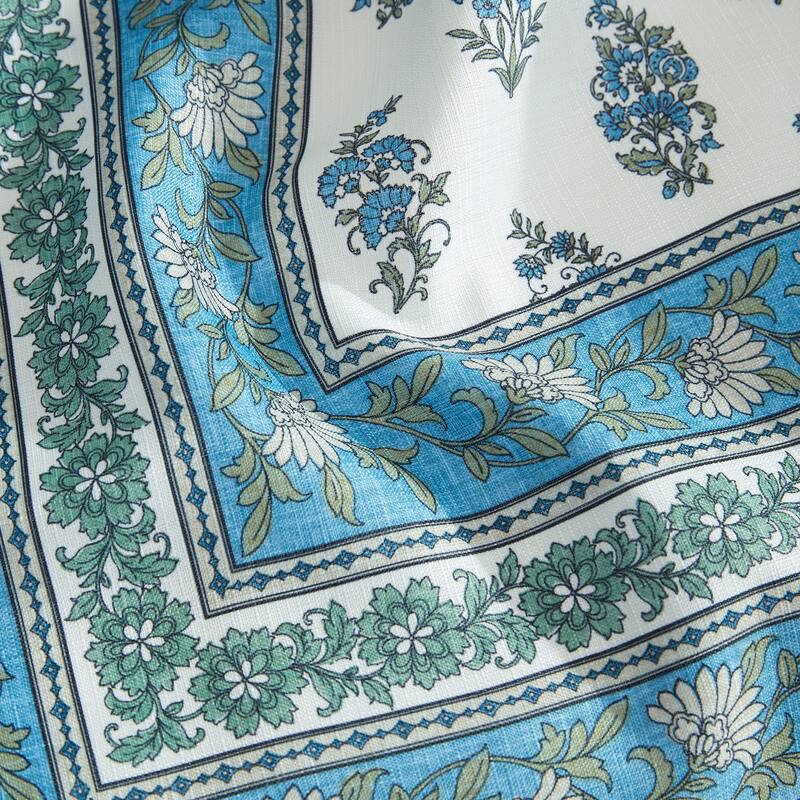 Tropez Block Print Stain & Water Resistant Indoor/Outdoor Placemats, Set of 4