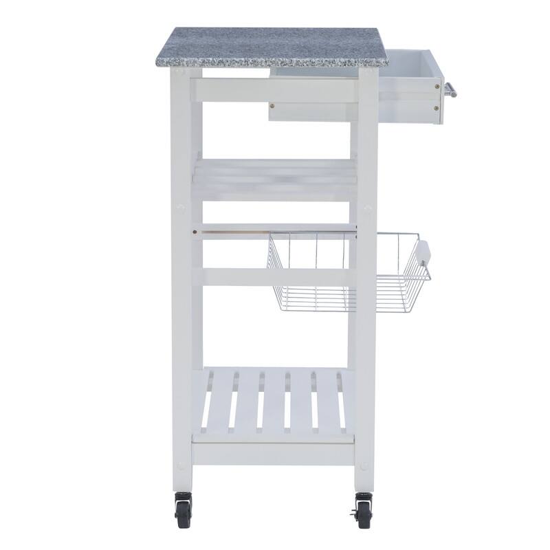 Jake Compact Mobile Rolling Kitchen Cart