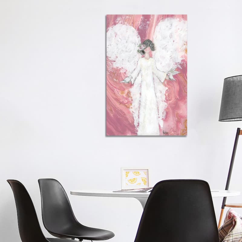 iCanvas "Peace Angel" by Ashley Bradley Canvas Print - 40x26x1.5