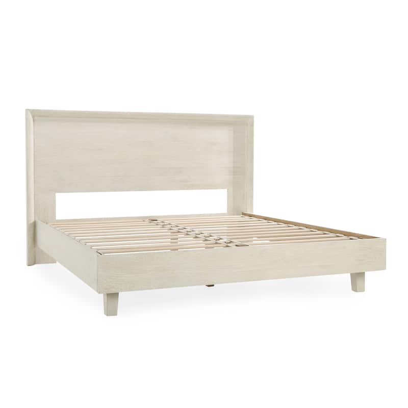 Classic Home Reece Mango Wood Bed in White