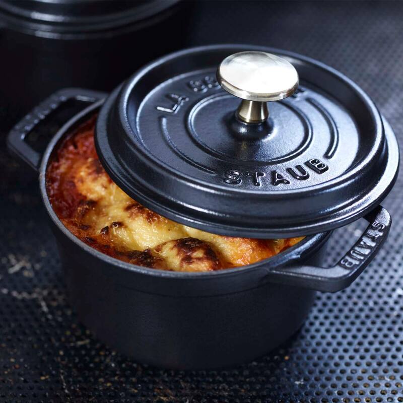 STAUB Cast Iron 0.75-qt Round Cocotte