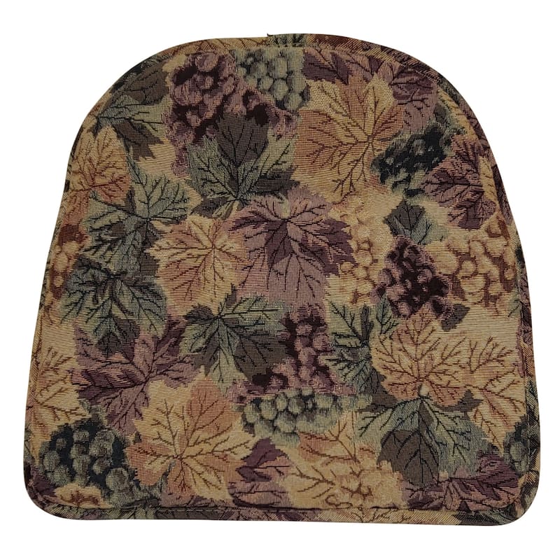 Klear Vu Multicolor Cabernet Dining Chair Cushion Set