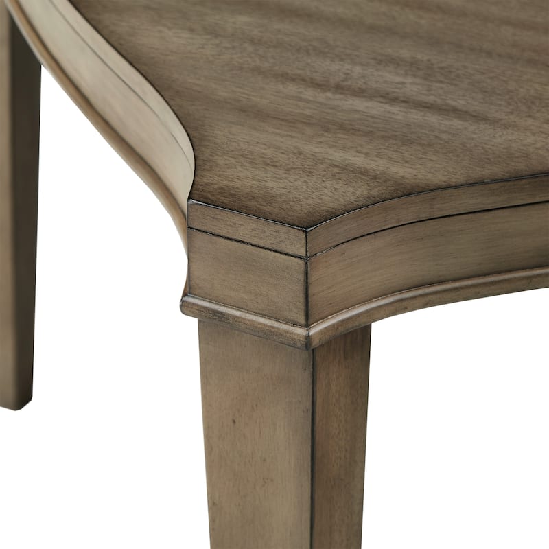 Fiona Antique Taupe Wood Extending Dining Table by iNSPIRE Q Classic